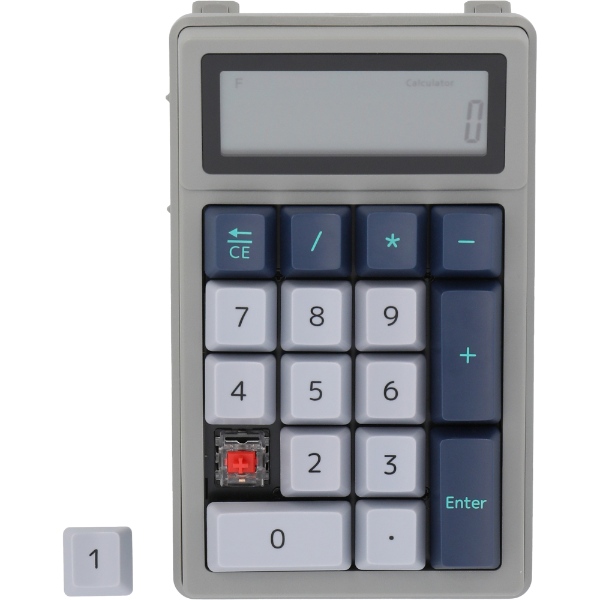 DENTEN 電卓テンキー 赤軸の通販は