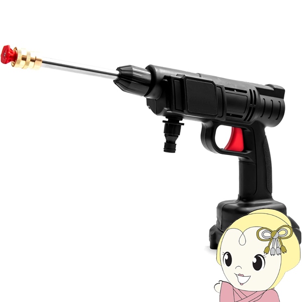 充電式高圧洗浄機 デジタルランド株式会社 コードレス パワフル噴射 コンパクト 軽量 バケツからの給水OK DL-220622の通販は 5,746円