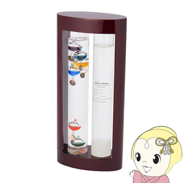 茶谷産業 温度計 ストームグラス セット ストームグラス ガリレオ温度計 サイエンスインテリアの通販は