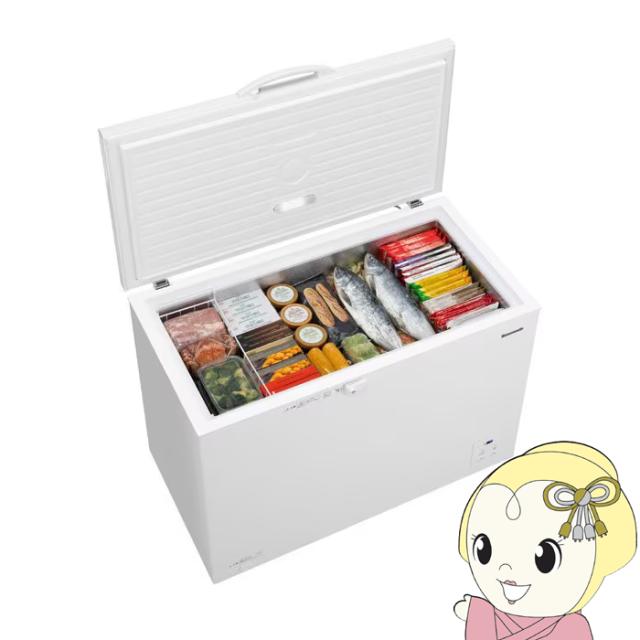 [予約 約1週間以降]冷凍庫【標準設置費込】Panasonic パナソニック 299L 上開き NR-FC30M1-W　ぎおん