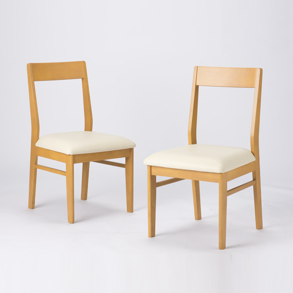 ダイニングチェア2脚セット すぐ使える 完成品 おしゃれ 木製フレーム