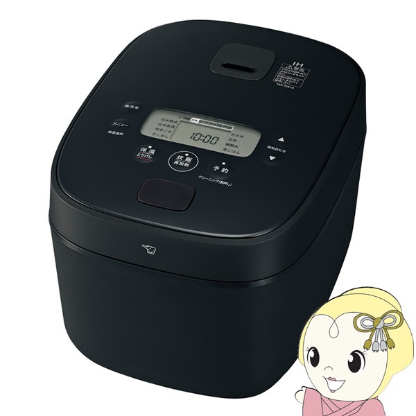 炊飯器 象印 ZOJIRUSHI 圧力IH炊飯ジャー 1升炊き 極め炊き ブラック NW-QA18-BA