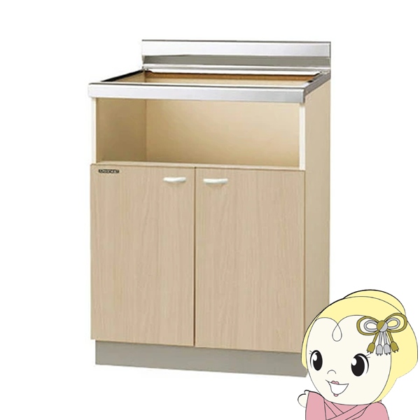 【メーカー直送/法人限定/車上渡し】 クリナップ クリンプレティ コンロ台 ビルトインコンロ専用 間口60cm 配管スペース付き G4V-60KHG