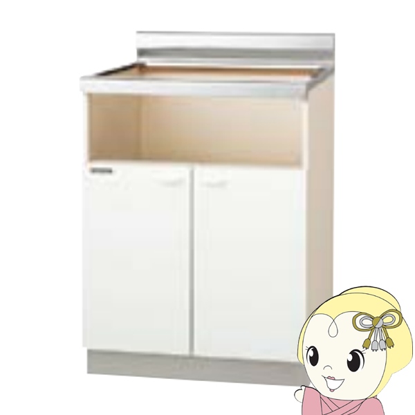 【メーカー直送/法人限定/車上渡し】 クリナップ クリンプレティ コンロ台 ビルトインコンロ専用 間口60cm 配管スペース付き GTS-60KHG