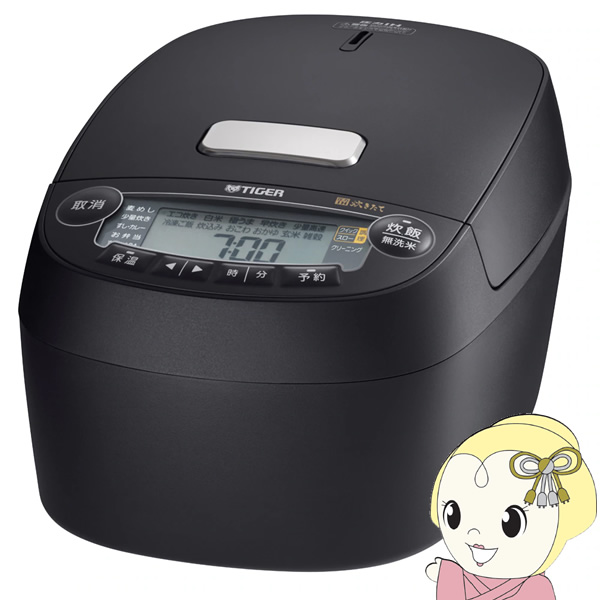 在庫あり　炊飯器 5合炊き タイガー 圧力IH炊飯ジャー 5.5合炊き オフブラック 炊きたて JPV-S100-KO