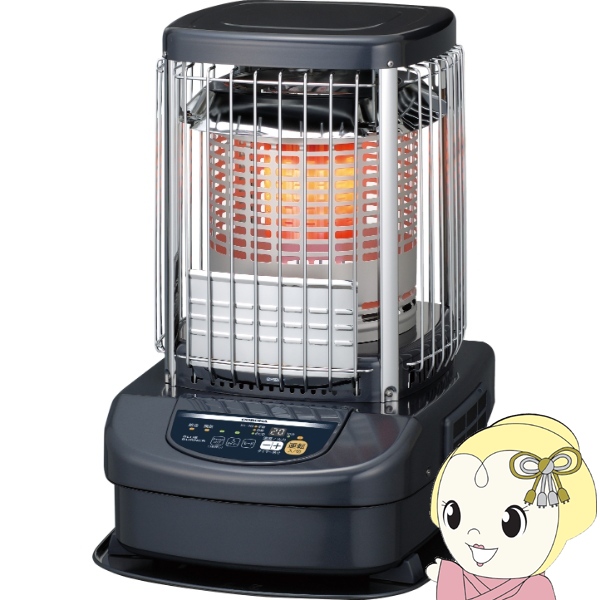 コロナ 対流式石油ストーブ ブルーバーナ GH-G12F-A 木造31畳 コンクリート43畳 ブルーメタリック 全周温風（天板が熱くなりません）