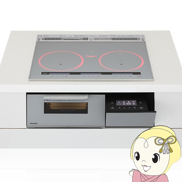 ビルトインIHクッキングヒーター パナソニック Panasonic Aシリーズ KZ-A1M6S シルバー 幅60cm 3口IHシングルオールメタル対応