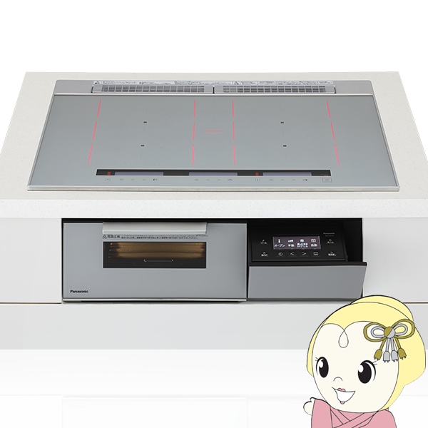 ビルトインIHクッキングヒーター パナソニック Panasonic Sシリーズ  KZ-S1F7S シルバー 幅75cm 3口IH