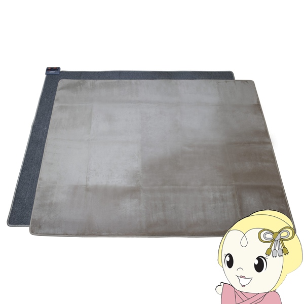 ホットカーペット カバー付き 3畳用 TEKNOS テクノス TCW-3002MF ブラウン系 暖房面切替機能付き