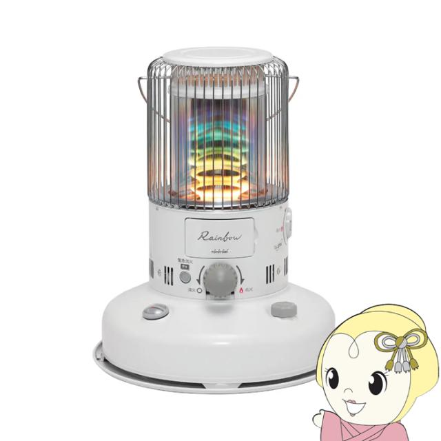 石油ストーブ 対流型 トヨトミ 木造7畳/コンクリ9畳まで RB-G2524-W ホワイト おしゃれ 電源不要 手回し点火