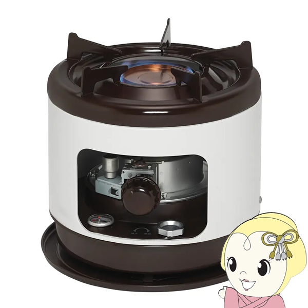 石油こんろ トヨトミ 煮炊き専用 K-324 ホワイト 対震自動消火装置 おしゃれ