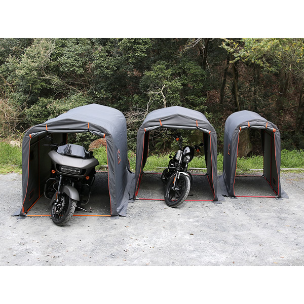 【メーカー直送】ストレージバイクガレージ 交換用カバー ドッペルギャンガー DCC496XL-GY_6