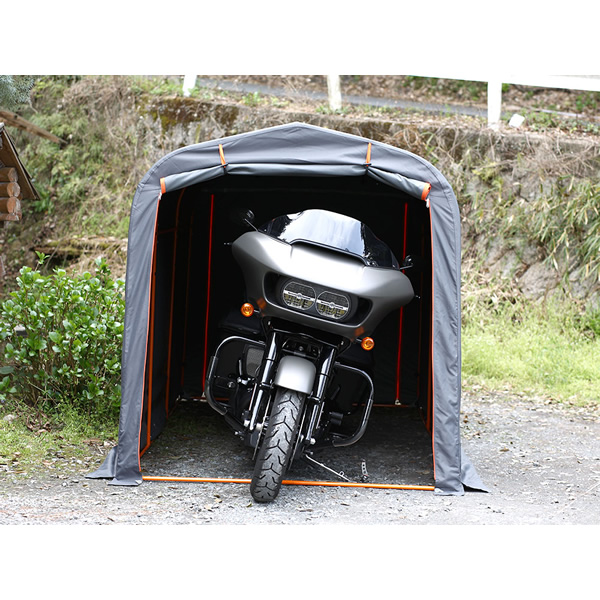 【メーカー直送】ストレージバイクガレージ 交換用カバー ドッペルギャンガー DCC496XL-GY_7