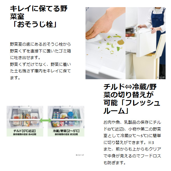 [予約 約1週間以降]冷蔵庫【標準設置費込】 Haier ハイアール 右開き 335L 3ドア チャコールブラック JR-CV34C-K_3