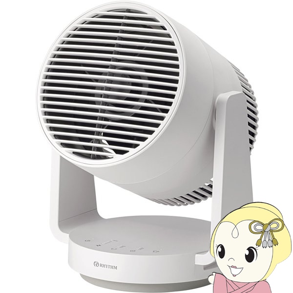 在庫あり　リズム 大風量 サーキュレーター Silky Wind Circulator DCモーター 40畳 2重反転ファン 衣類乾燥モード ライトグレー 9ZFA39RH08 おしゃれの通販は 24,150円