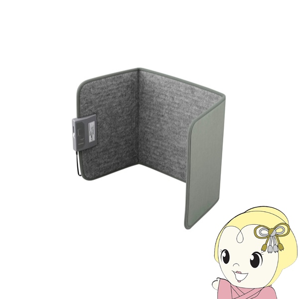 アイリスオーヤマ デスクパネルヒーター 自動切タイマー APH-16B-H モスグレーの通販は 9,310円