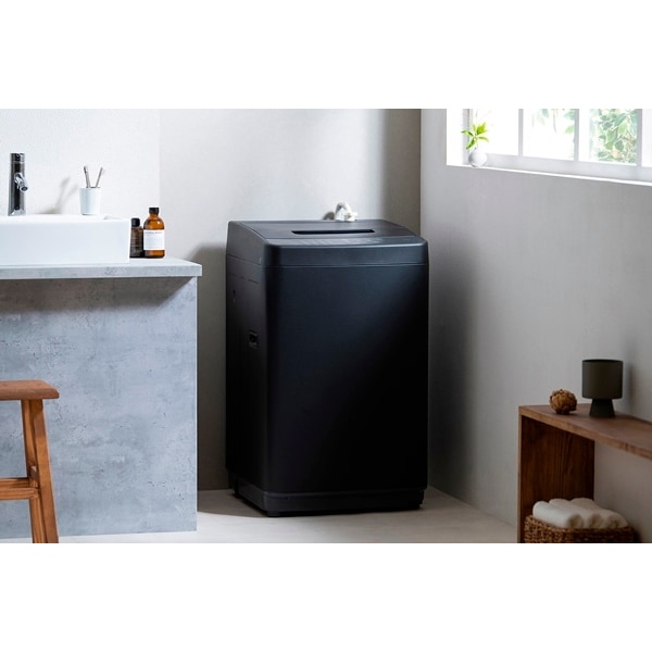 洗濯機 【京都は標準設置込み】IAW-T504-B アイリスオーヤマ 5.0kg 全自動洗濯機 縦型 ブラック 部屋干しモード搭載 コンパクト