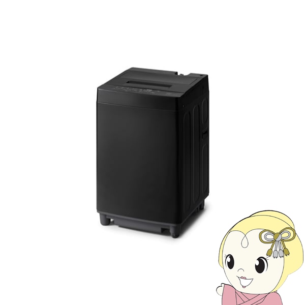 洗濯機 【京都は標準設置込み】縦型 6kg アイリスオーヤマ 全自動洗濯機 部屋干しモード ITW-60A01-B ブラック