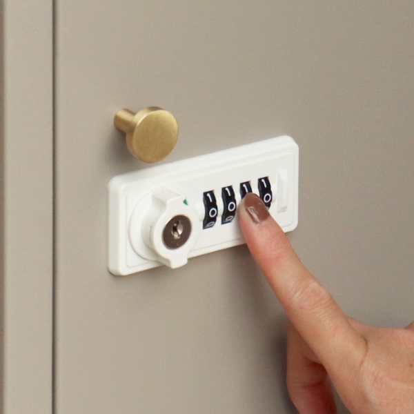 宅配ボックス付ポスト Lino リーノ ライトベージュ PBX-107 ポスト 郵便ポスト メールボックス おしゃれ 郵便受け 宅配ボックス_9