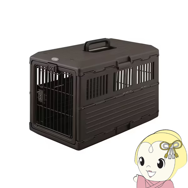 アイリスオーヤマ 折りたたみペットキャリー ブラウン FC-670-BRの通販は