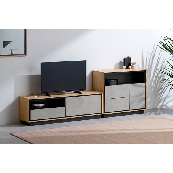 アイリスオーヤマ ＡＶボード ナチュラル/モルタル ABM-1195 テレビ台_5