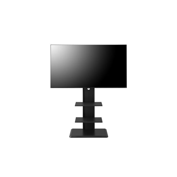 アイリスオーヤマ スタンドテレビ台 UTS-700R-BO ブラックオーク テレビ台 ハイタイプ 壁掛け風 テレビスタンド 壁寄せ スタンド_3
