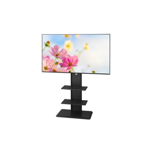 アイリスオーヤマ スタンドテレビ台 UTS-700R-BO ブラックオーク テレビ台 ハイタイプ 壁掛け風 テレビスタンド 壁寄せ スタンド_4