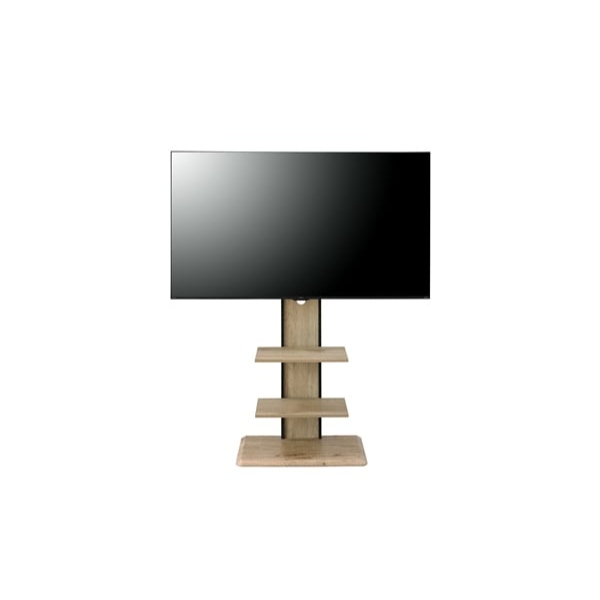 アイリスオーヤマ スタンドテレビ台 UTS-700R-LN ライトナチュラル テレビ台 ハイタイプ 壁掛け風 テレビスタンド 壁寄せ スタンド_3