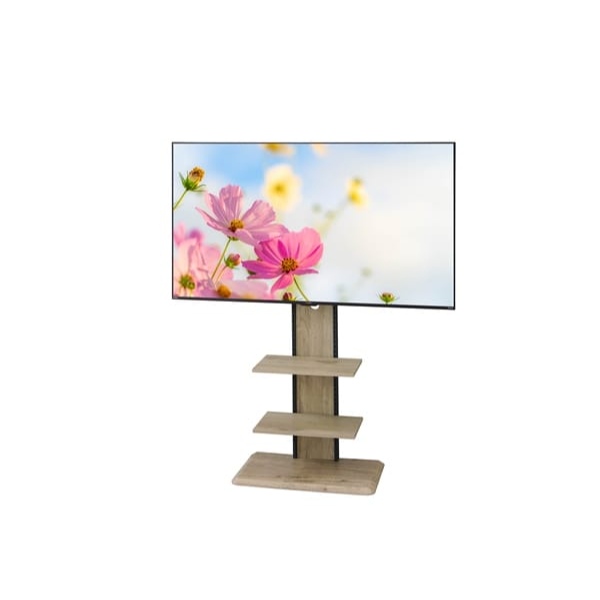 アイリスオーヤマ スタンドテレビ台 UTS-700R-LN ライトナチュラル テレビ台 ハイタイプ 壁掛け風 テレビスタンド 壁寄せ スタンド_4