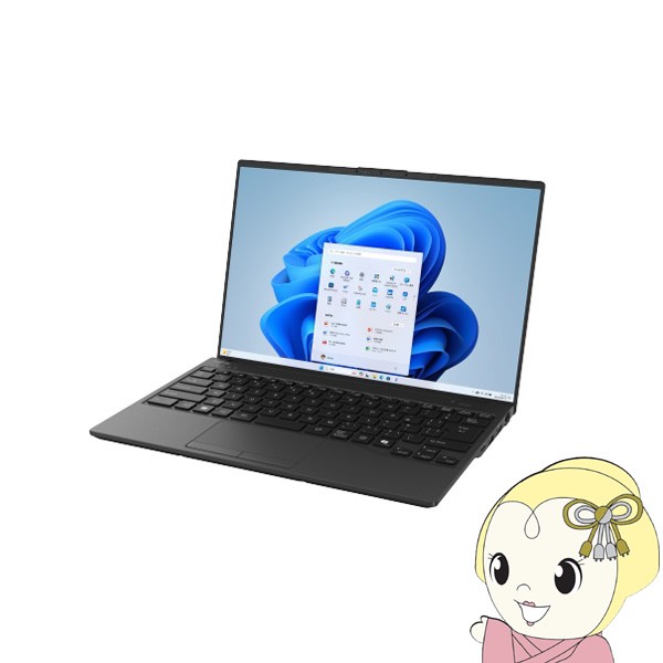 ノートパソコン 富士通 UH-X/J3 14型 SSD512GB ピクトブラック FMV 大画面モバイル FMVUXJ3Bの通販は