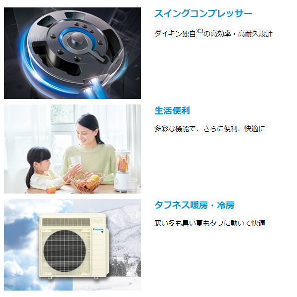 エアコン 14畳 4.0kw ダイキン ルームエアコン AXシリーズ 単100V ホワイト S405ATAS-W