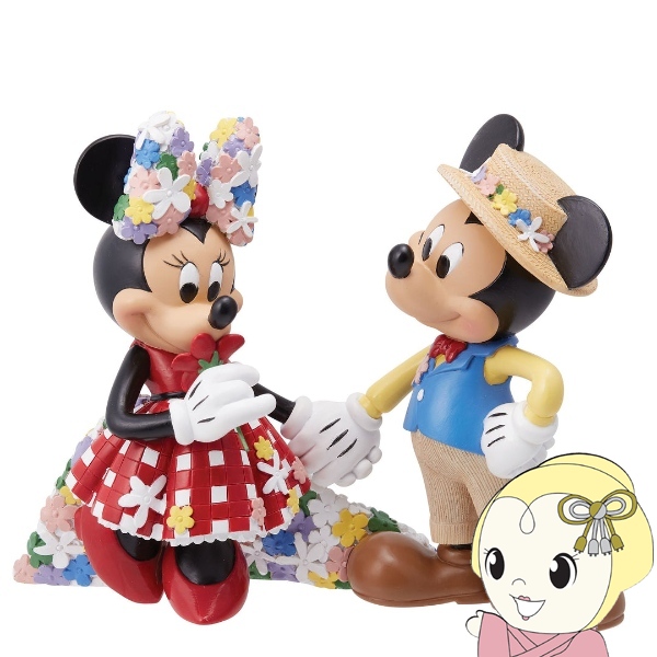 enesco エネスコ フィギュア ミッキー ミニー ボタニカル ディズニー  6014864