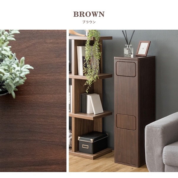 宮武製作所:木製 プッシュダストボックス Empro(エンプロー) ホワイト