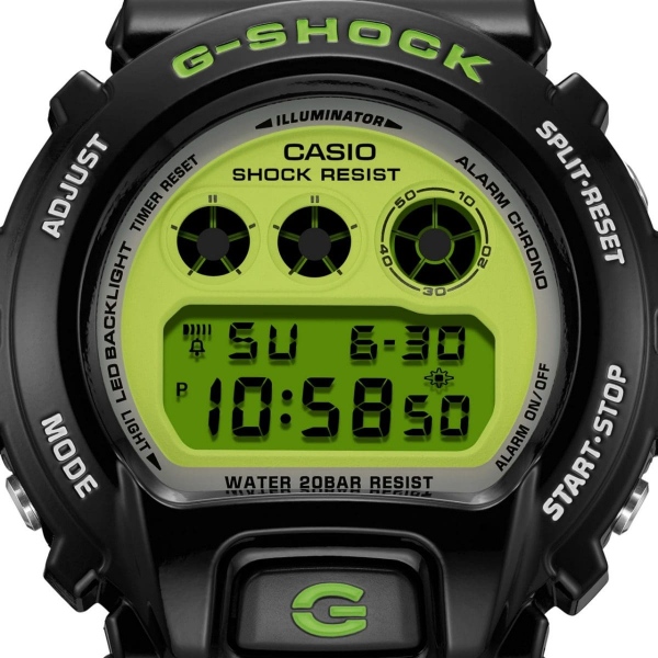 美品！CASIOカシオ 腕時計　クレイジーカラーズ DW-6900CC グリーン CASIO カシオ G-SHOCK ジーショック クレイジーカラーズ クォーツ