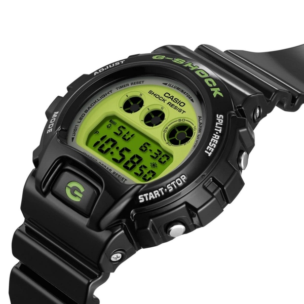 美品！CASIOカシオ 腕時計　クレイジーカラーズ DW-6900CC グリーン CASIO カシオ G-SHOCK ジーショック クレイジーカラーズ クォーツ