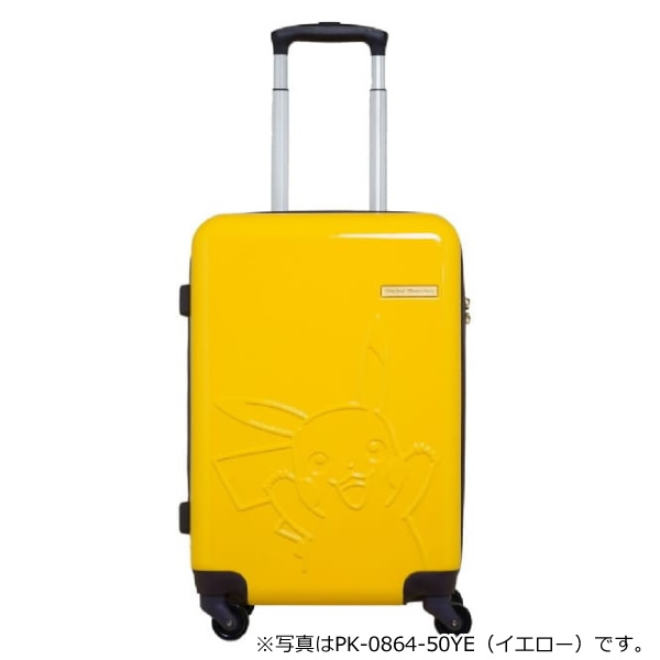 キャリーケース ポケモン ピカチュウ スーツケース ブラック 約37L TSAロック搭載 機内持ち込みサイズ 3〜4泊 PK-0864-50BK_1