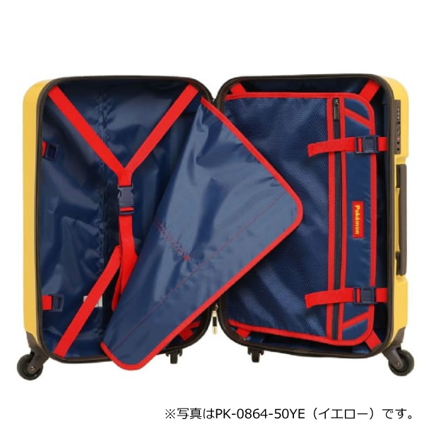 キャリーケース ポケモン ピカチュウ スーツケース ブラック 約37L TSAロック搭載 機内持ち込みサイズ 3〜4泊 PK-0864-50BK_13