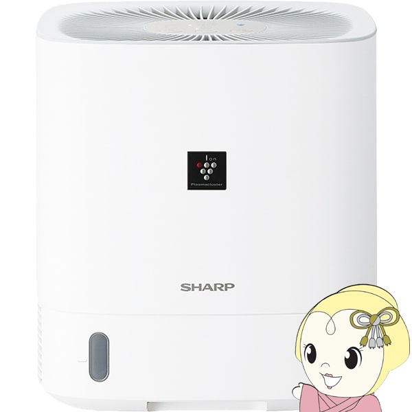 衣類乾燥除湿機 シャープ プラズマクラスター デシカント方式 CV-T60-W ホワイト系 省スペース コンパクト 消臭 PTCセラミックヒーター搭載