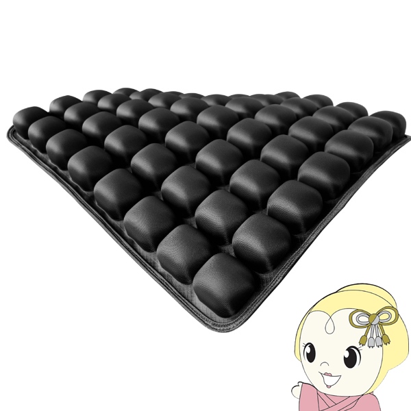 カロスビューティーテクノロジー 無重力3Dエアクッション 黒 ファスナー連結 JF-ME602-B