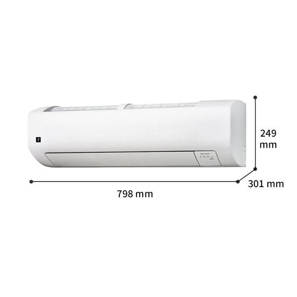 エアコン シャープ SHARP Vシリーズ 2025年モデル ルームエアコン 18畳 AY-T56V2-W フィルター自動お掃除 高さコンパクト 5.6kW 単相200V