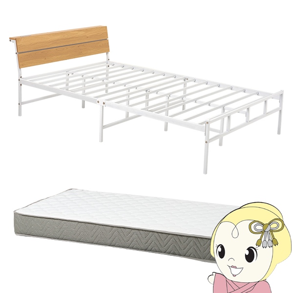 畳 ベッド セミダブル ナチュラル 生成り 目積織 畳マット付き 3