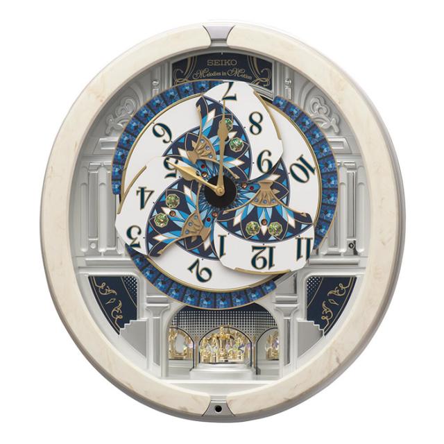 掛け時計 おしゃれ デザイン SEIKO（セイコー） からくり時計 万華鏡 RE604A_2
