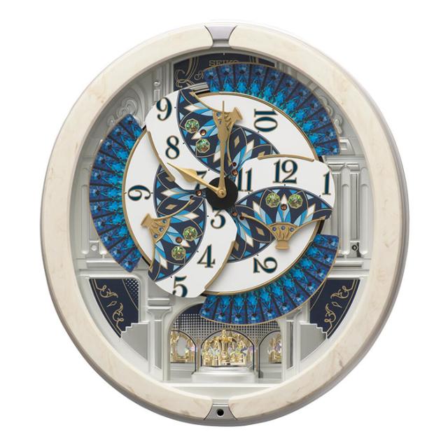 掛け時計 おしゃれ デザイン SEIKO（セイコー） からくり時計 万華鏡 RE604A_3