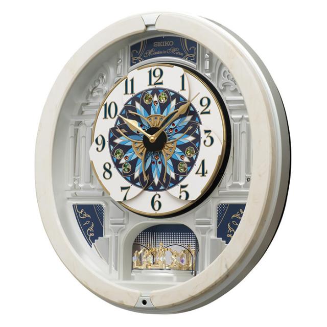掛け時計 おしゃれ デザイン SEIKO（セイコー） からくり時計 万華鏡 RE604A_4