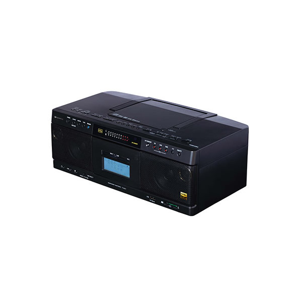 ハイレゾ対応SD/USB/CDラジカセ 東芝 TOSHIBA Aurex ブラック TY-AK21-K