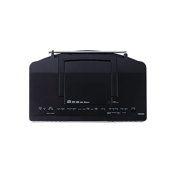 ハイレゾ対応SD/USB/CDラジカセ 東芝 TOSHIBA Aurex ブラック TY-AK21-K