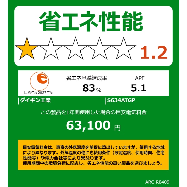【標準工事込み】エアコン 20畳 6.3kw ダイキン ルームエアコン GXシリーズ 単相200V 2024年モデル ホワイト S634ATGP-W