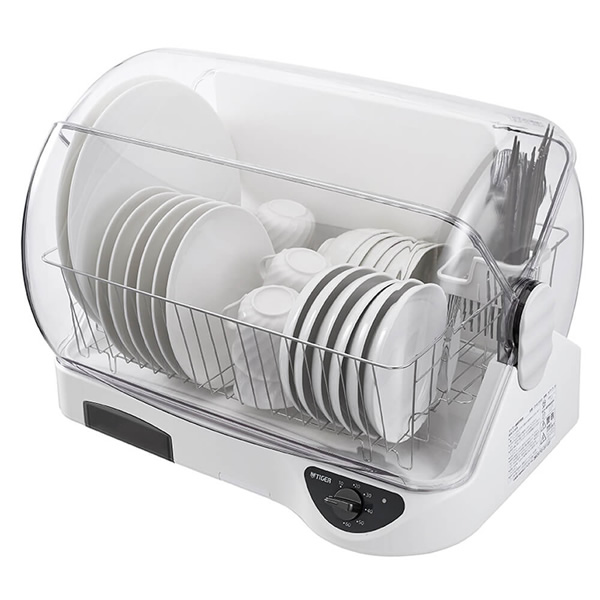タイガー TIGER 食器乾燥器 サラピッカ 温風式 6人分 DHG-T401-WY