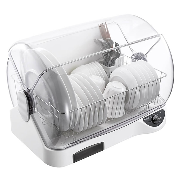 タイガー TIGER 食器乾燥器 サラピッカ 温風式 6人分 DHG-T401-WY ピュアホワイト タイガー TIGER 食器乾燥器 サラピッカ 温風式 6人分 DHG-T401-WY