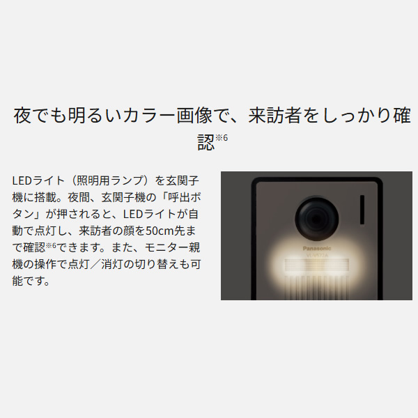 テレビドアホン Panasonic パナソニック VL-N35AHF ワイヤレスモニター 